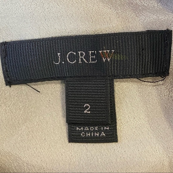 J Crew Black Crochet Fringe Sleeveless Shift Dress Sz 2 - Picture 15 of 15